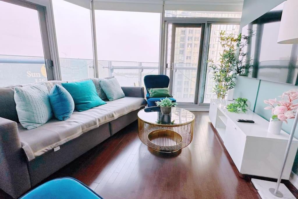 New Superior Lakeview Luxury Top Floor 3-Bedroom Suite On 48Th Floor Toronto Exterior foto